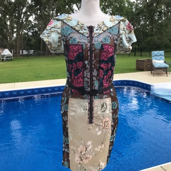 Beguiled by Byron Lars Dress Size 8P Anthropologie - Picture 4 of 7